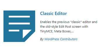 classic editor plugin wordpress - pouya eti