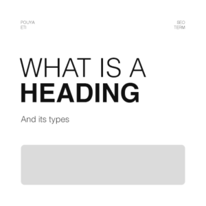 what is a heading seo term (1)