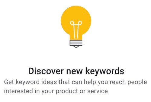 discover new keywords on keyword planner (1)