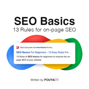 seo basics for beginners - 13 rules for on-page seo