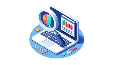 marketing research isometric icon